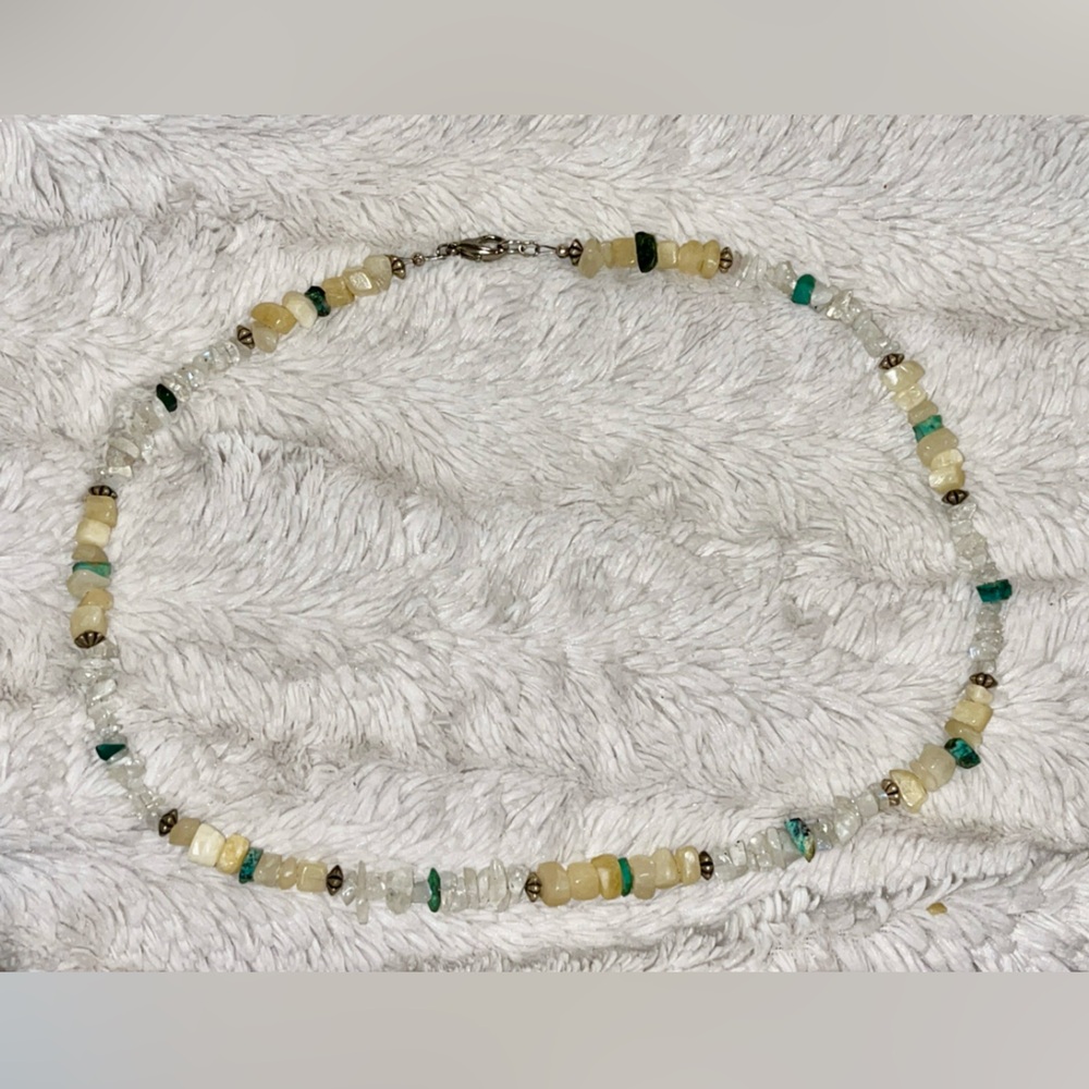 Vintage Mixed Gemstone Necklace